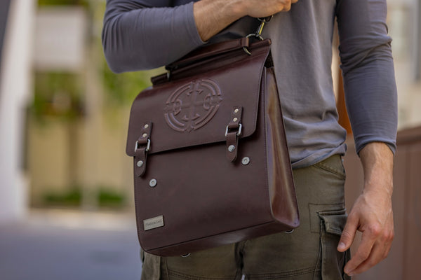 Executive Leather Backpack