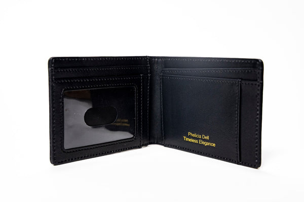 Leather Emblem Wallet