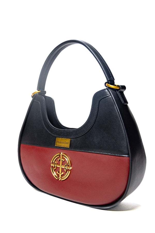 Crescent Emblem Shoulder Bag