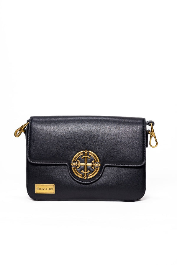 Signature Black Emblem Crossbody