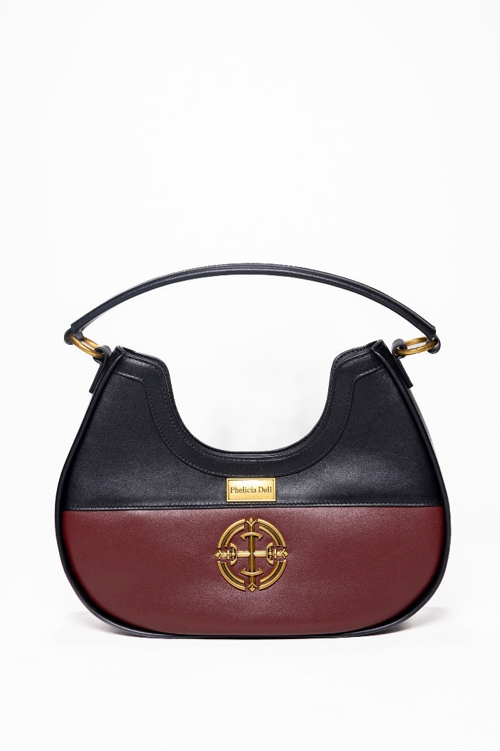 Crescent Emblem Shoulder Bag