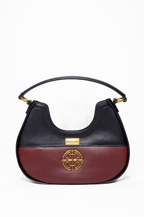 Crescent Emblem Shoulder Bag