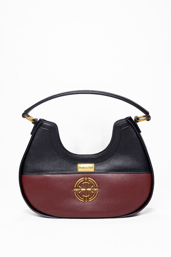 Crescent Emblem Shoulder Bag