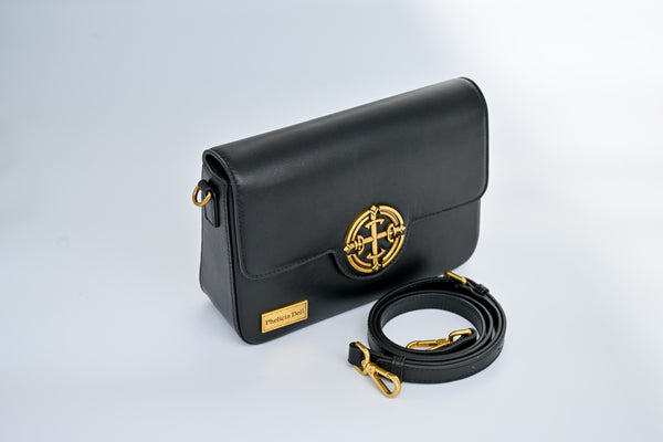 Signature Black Emblem Crossbody